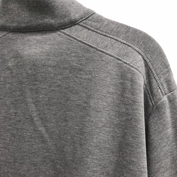 GREG NORMAN COTTON GRAY QUARTER ZIP PULLOVER SIZE XL - Picture 6 of 15